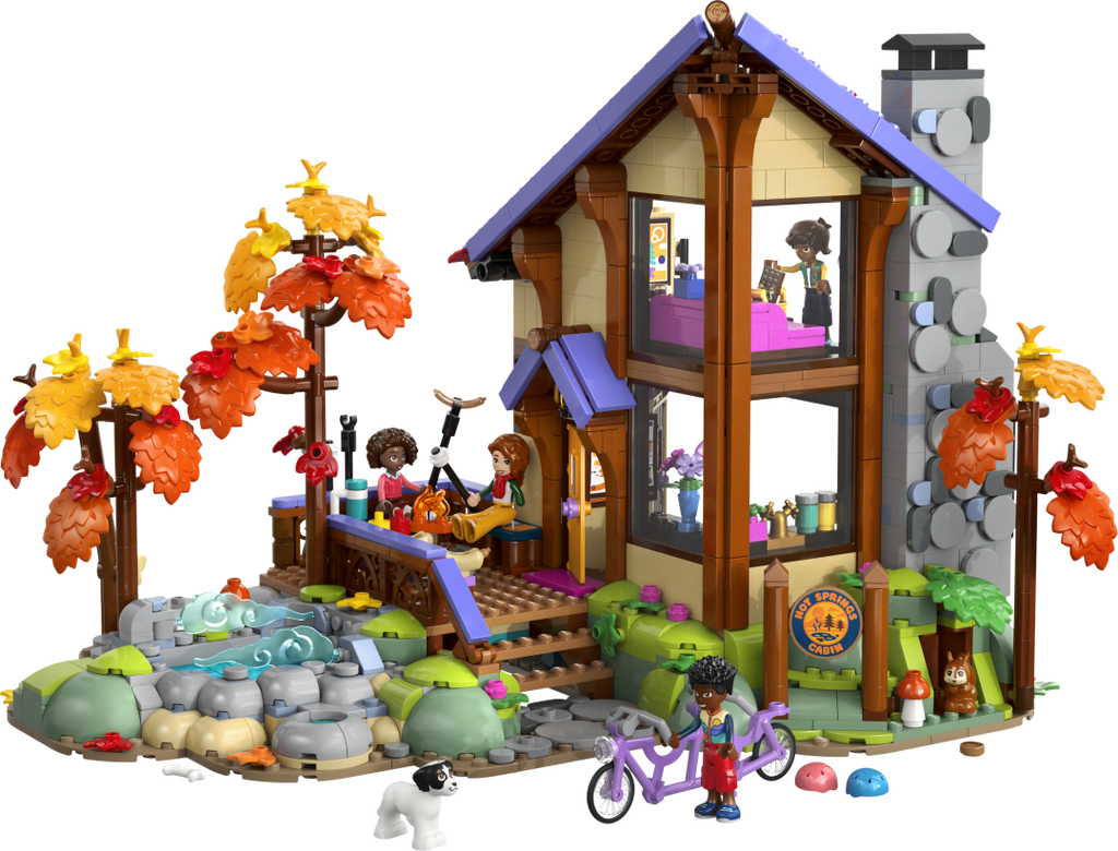 LEGO Friends Cozy Fall Forest Cabin 42705