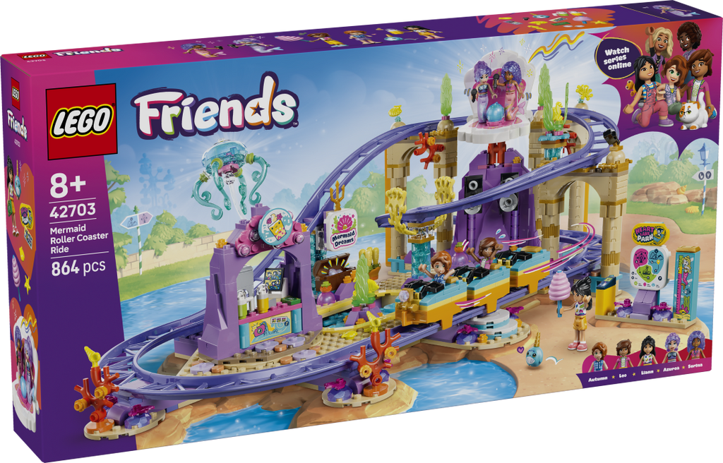 LEGO Friends Mermaid Roller Coaster Ride 42703