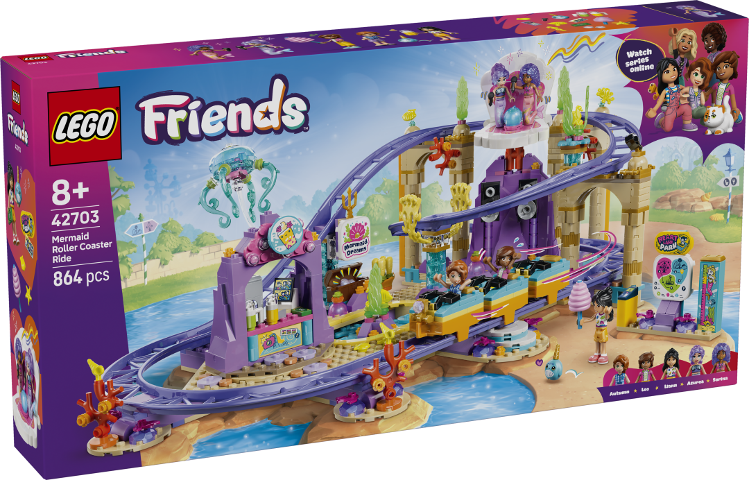 LEGO Friends Mermaid Roller Coaster Ride 42703