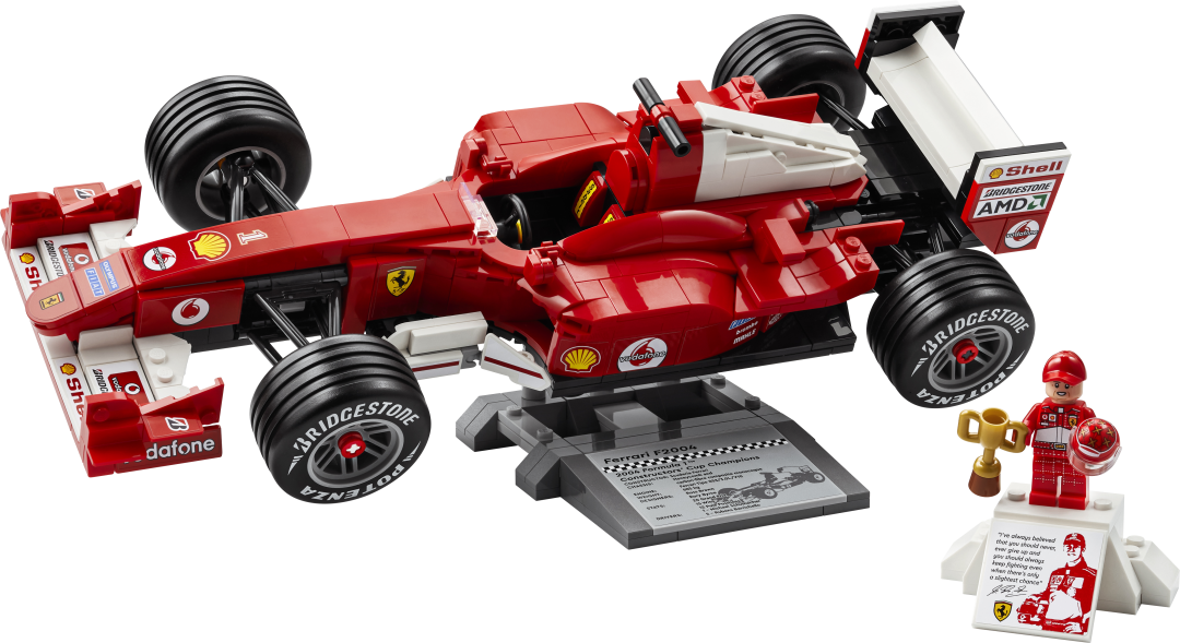 LEGO ICONS Ferrari F2004 & Michael Schumacher 11375