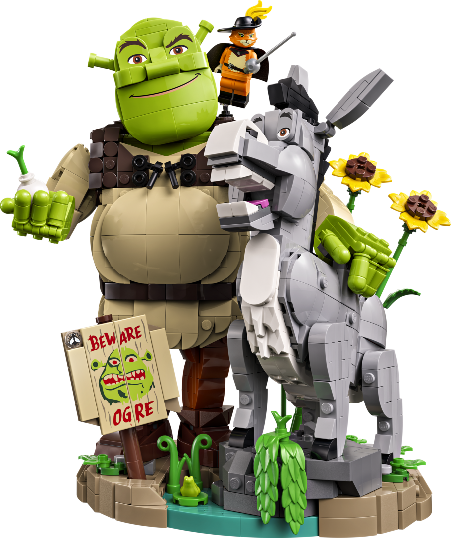LEGO ICONS Shrek, Donkey & Puss in Boots 72423