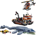 LEGO Jurassic World Mosasaurus Dinosaur Boat Attack 77983