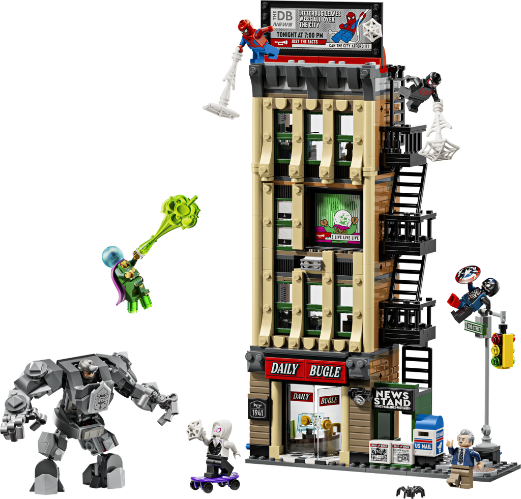 LEGO Marvel Spider-Man vs. Mysterio: The Daily Bugle 76342