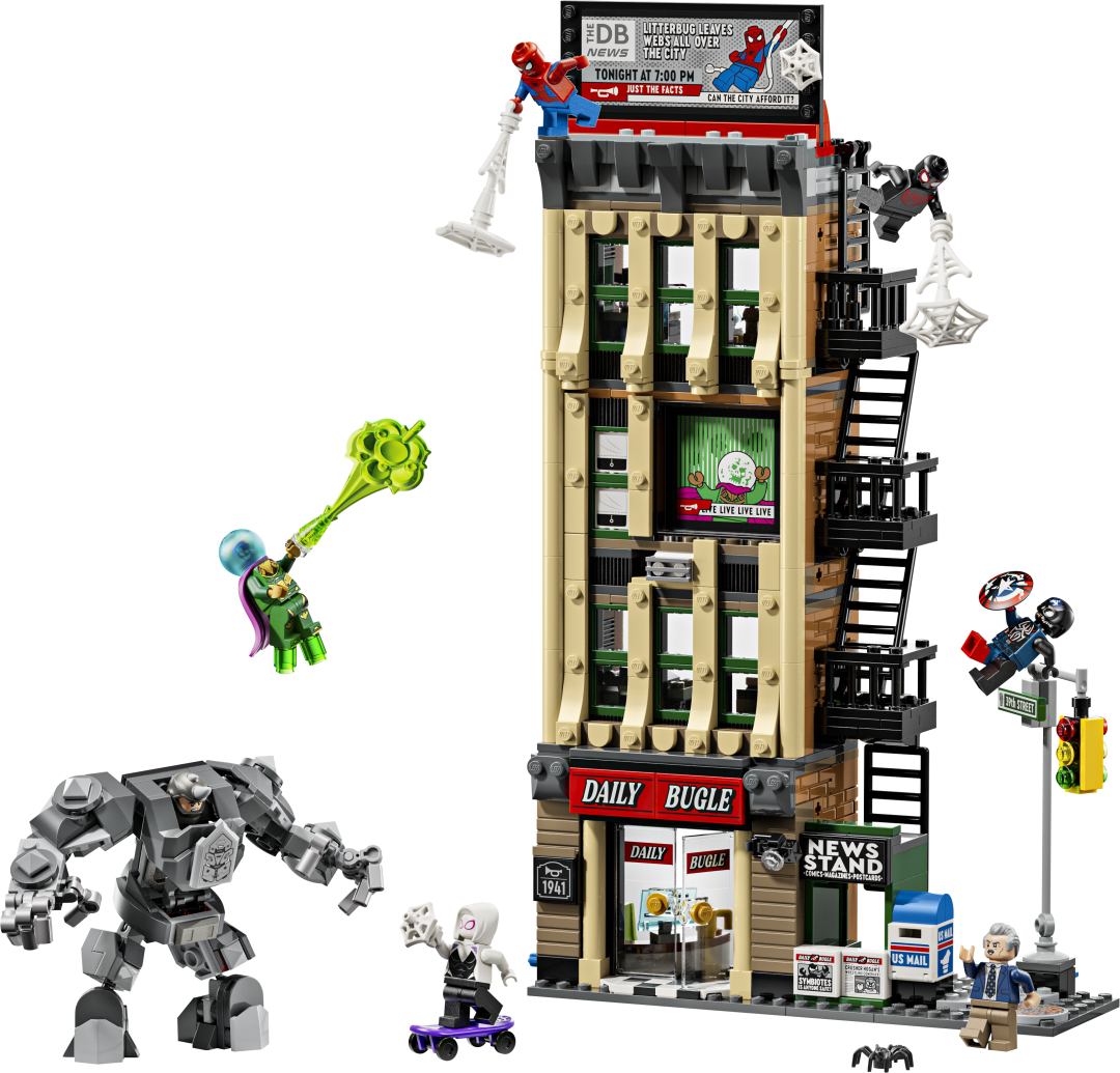 LEGO Marvel Spider-Man vs. Mysterio: The Daily Bugle 76342