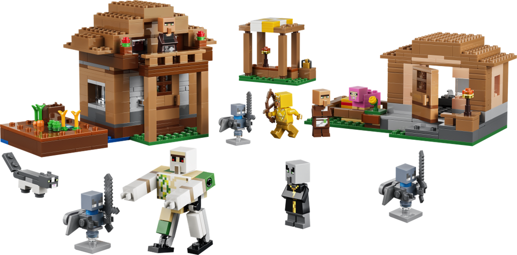 LEGO Minecraft Evoker Village Attack 21596