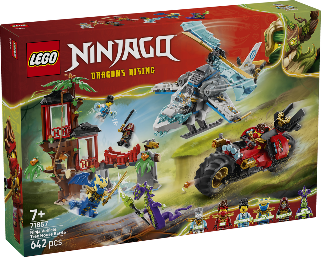 LEGO NINJAGO Ninja Vehicle Tree House Battle 71857