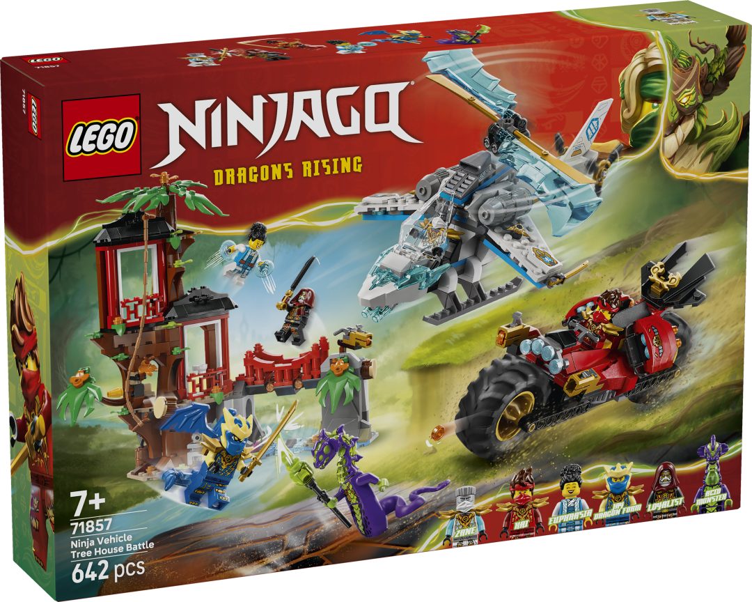 LEGO NINJAGO Ninja Vehicle Tree House Battle 71857