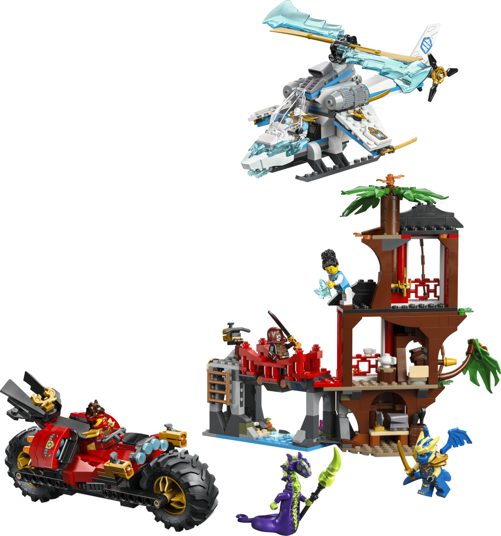 LEGO NINJAGO Ninja Vehicle Tree House Battle 71857
