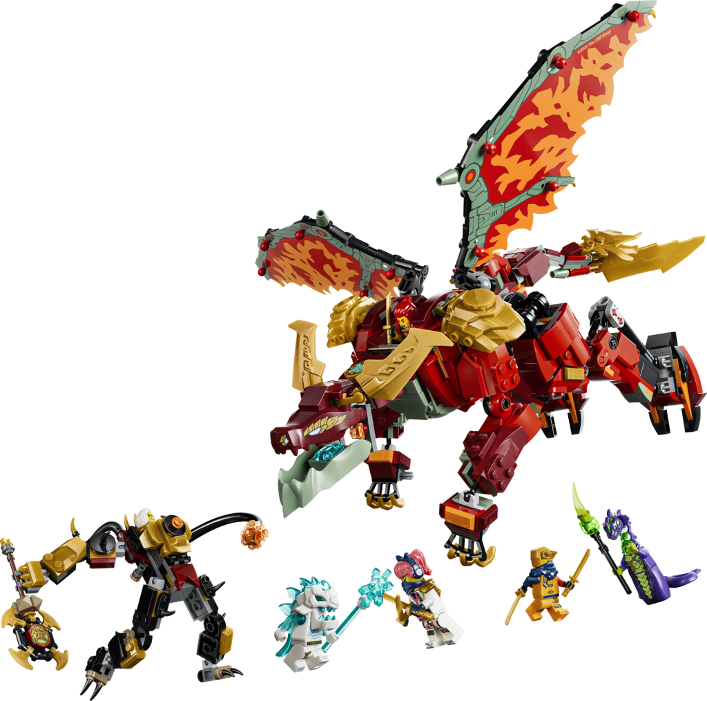 LEGO NINJAGO Wyldfyre's Transforming Dragon Mech 71868