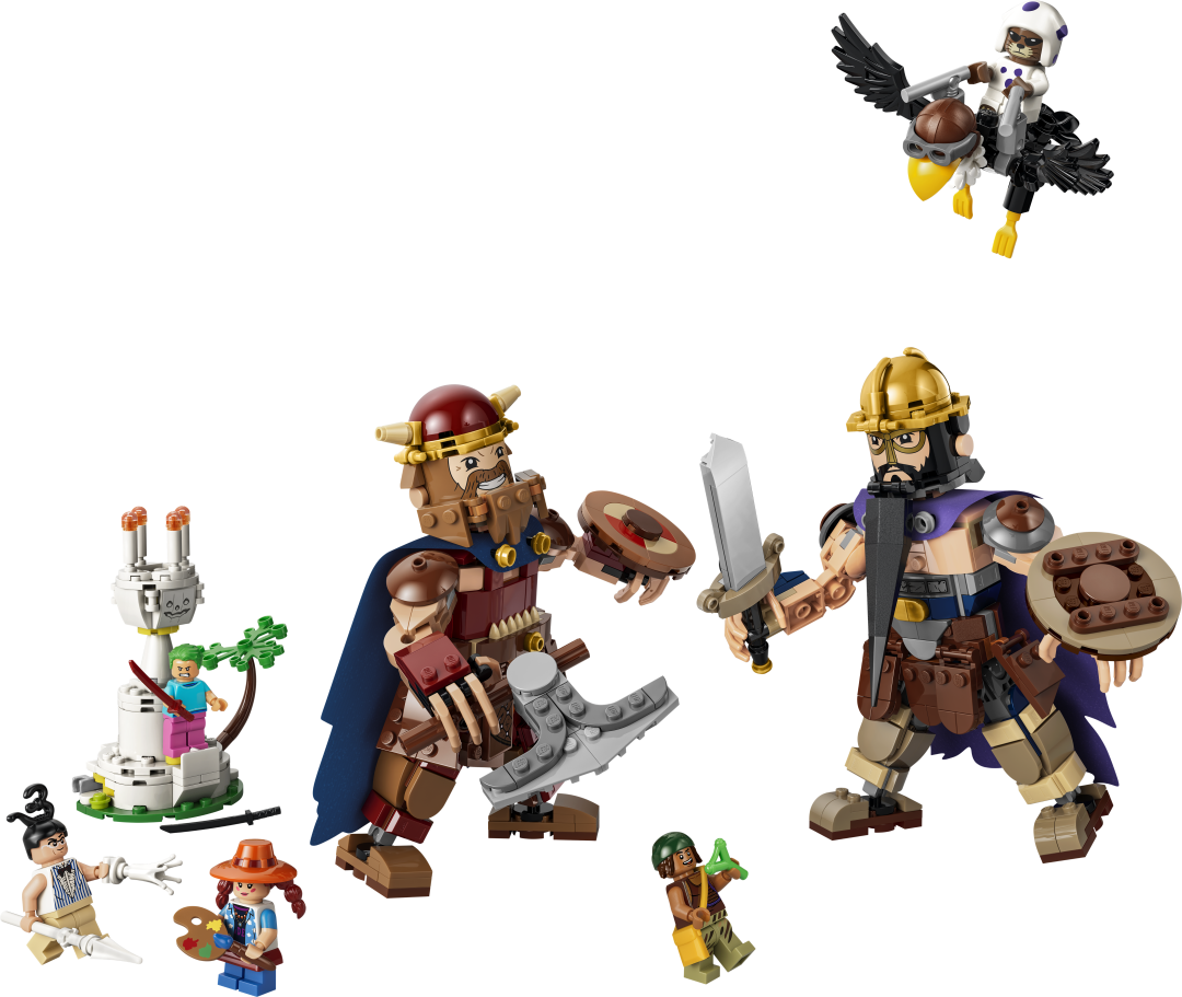 LEGO One Piece Dorry vs. Brogy – Giants of Little Garden 75644