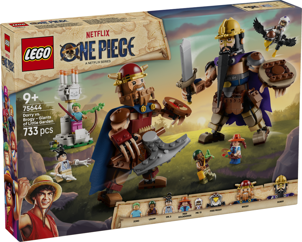 LEGO One Piece Dorry vs. Brogy – Giants of Little Garden 75644