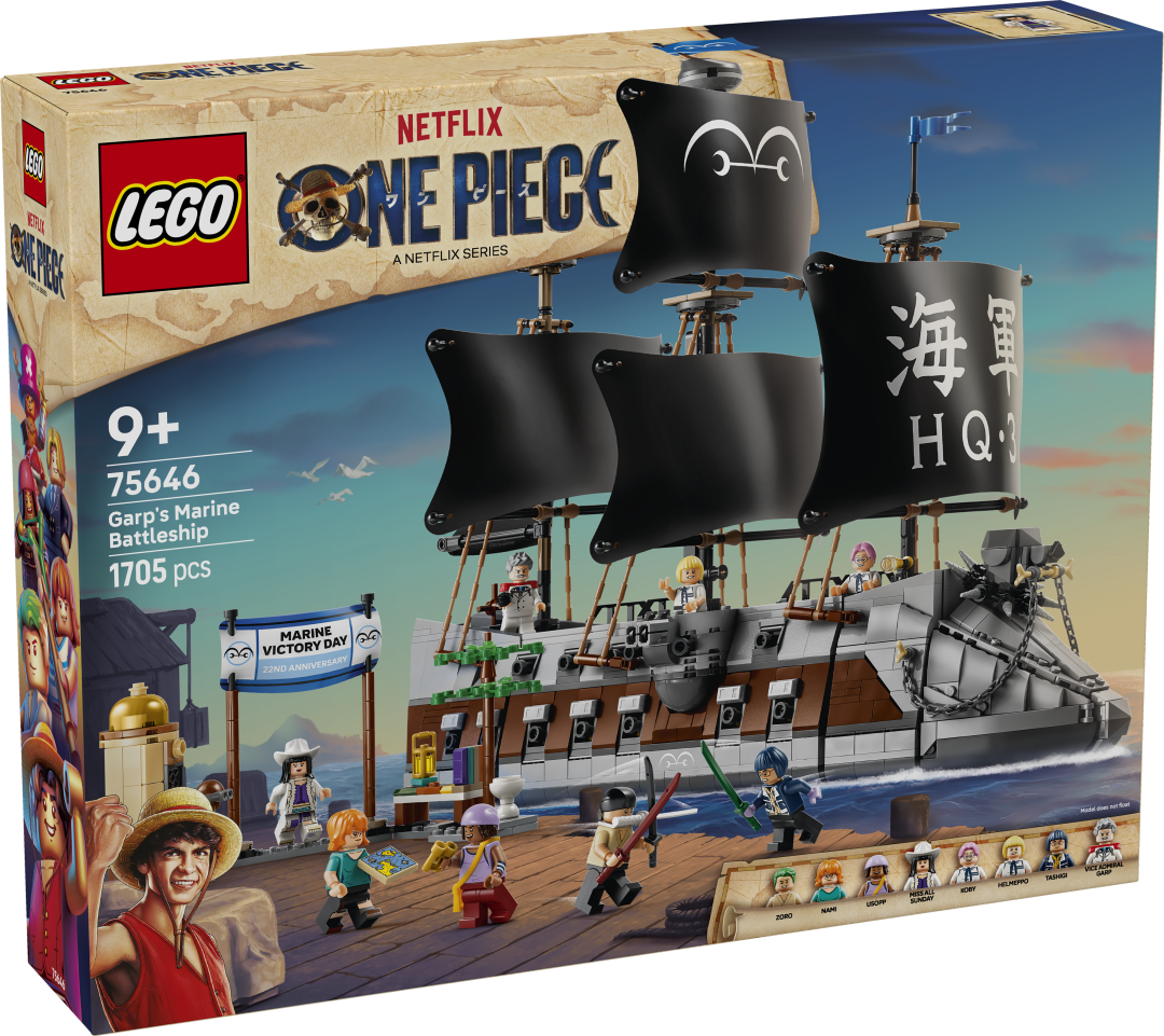 LEGO One Piece Garp's Marine Battleship 75646