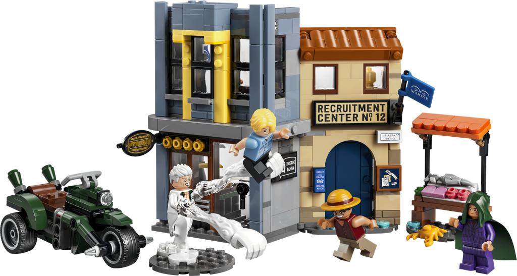 LEGO One Piece Showdown with Captain Smoker 75642