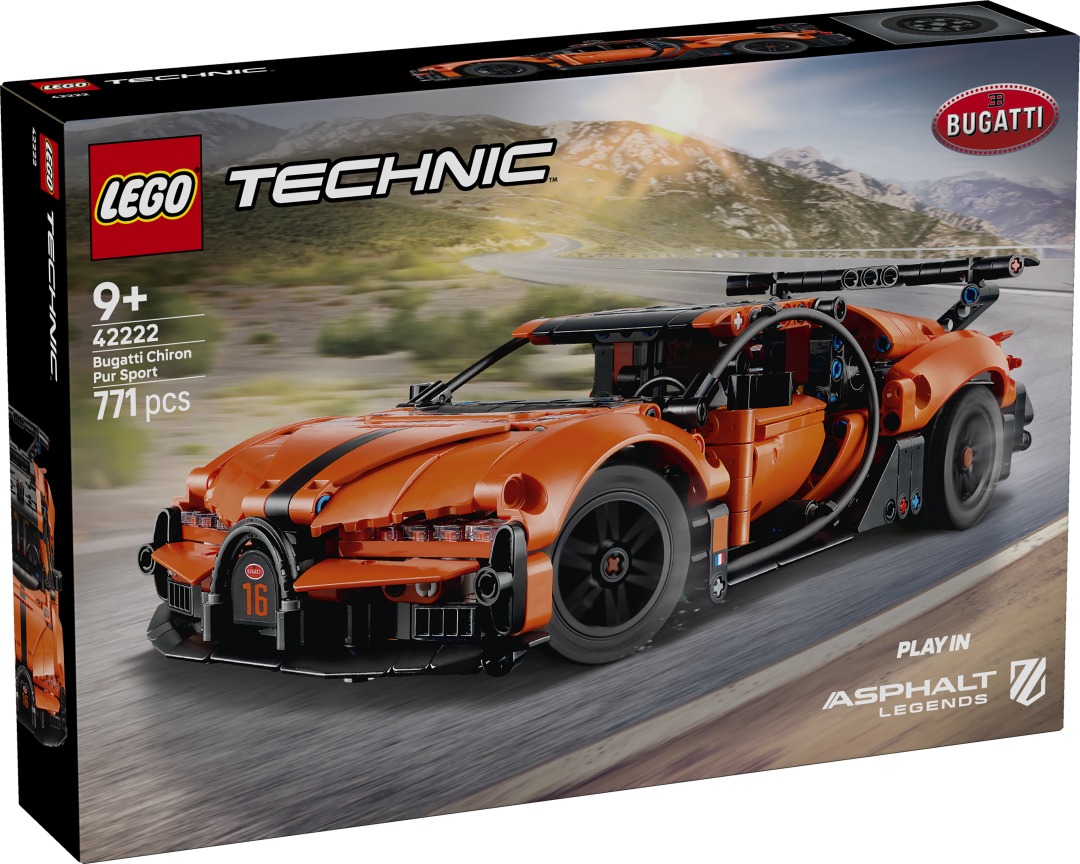LEGO Technic Bugatti Chiron Pur Sport Hypercar 42222