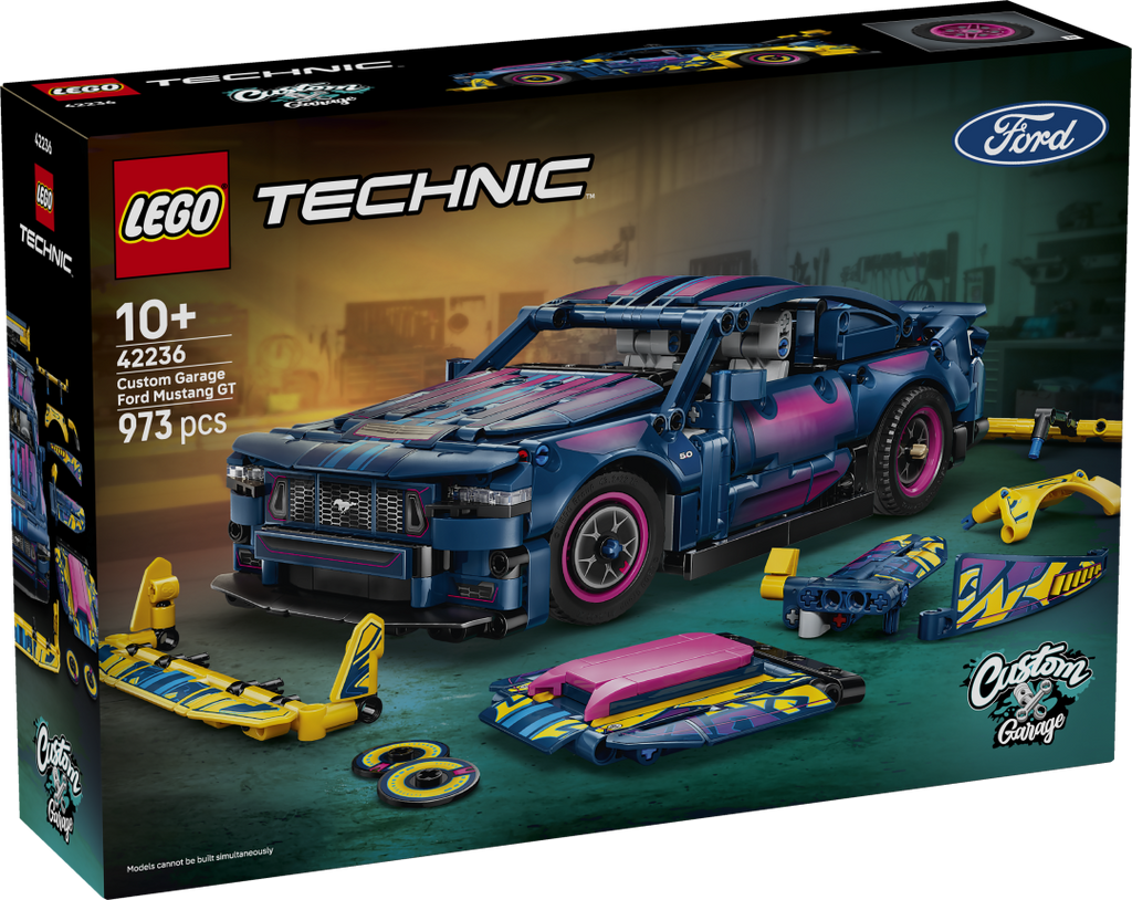 LEGO Technic Custom Garage Ford Mustang GT Car 42236
