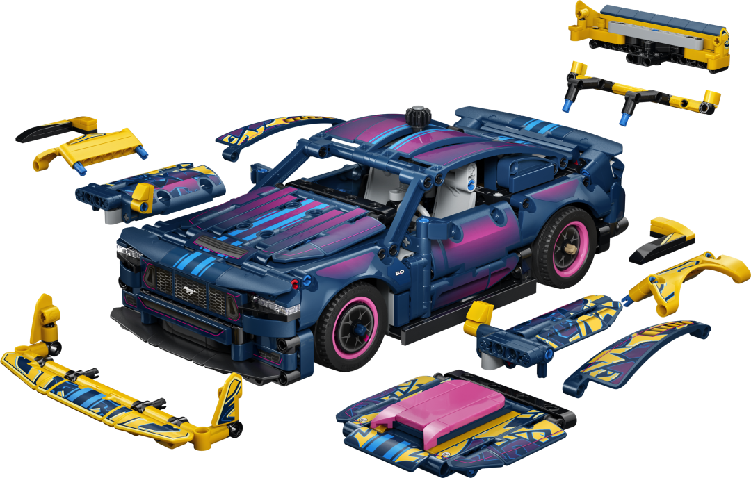 LEGO Technic Custom Garage Ford Mustang GT Car 42236