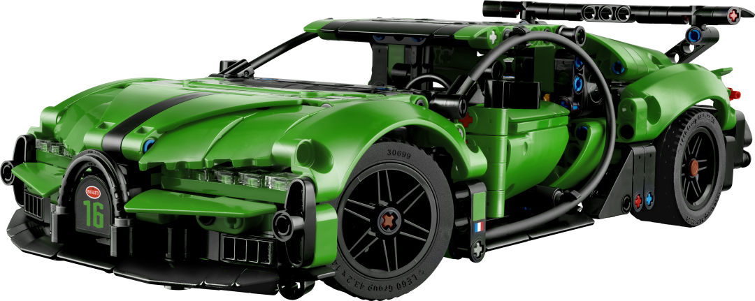 LEGO Technic Green Bugatti Chiron Pur Sport Hypercar 42241