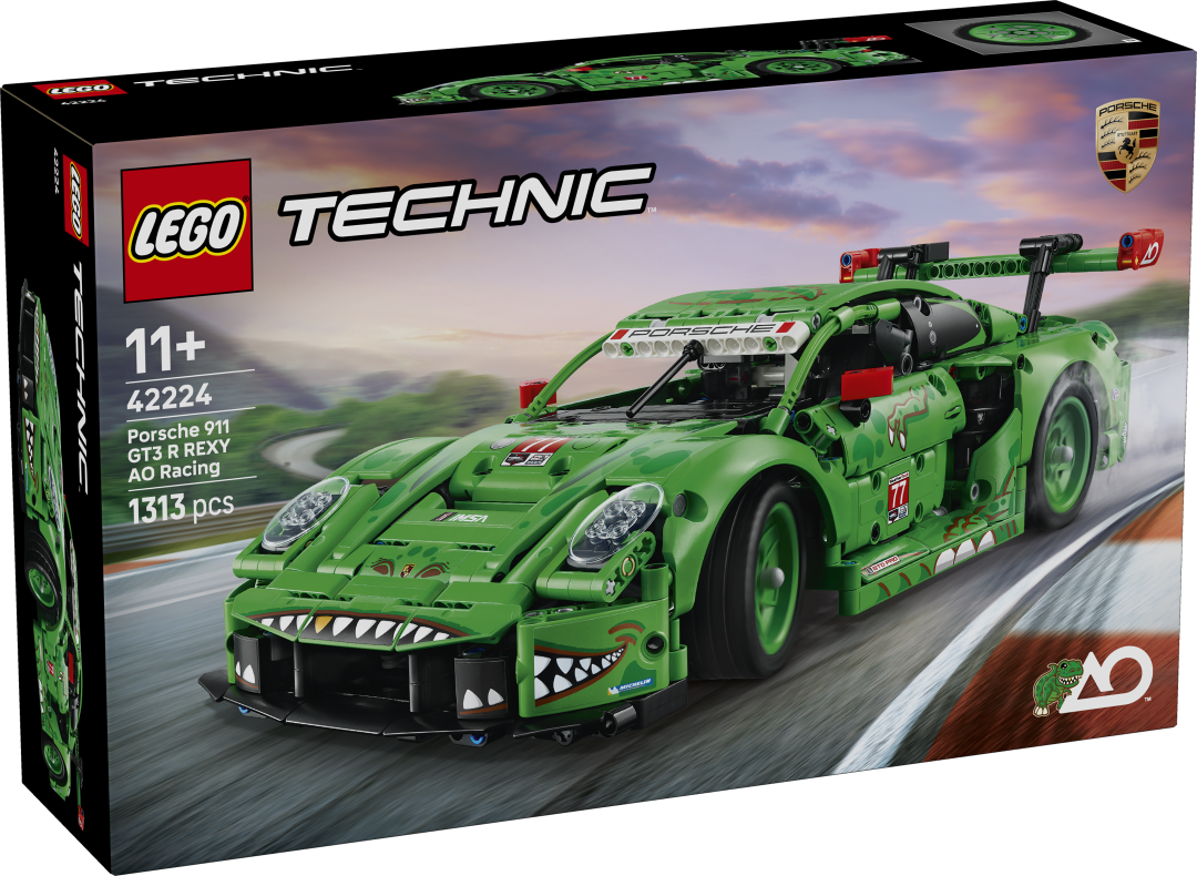 LEGO Technic Porsche 911 GT3 R REXY AO Racing Car 42224
