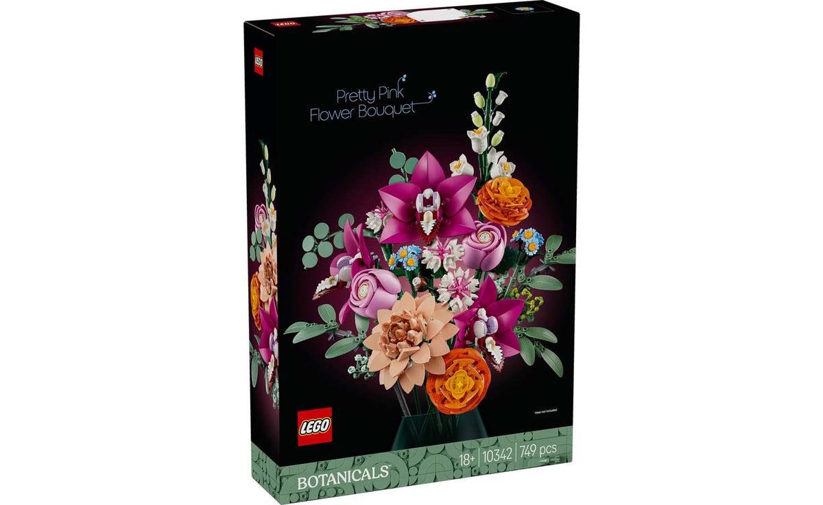 LEGO Botanicals Pretty Pink Flower Bouquet 10342