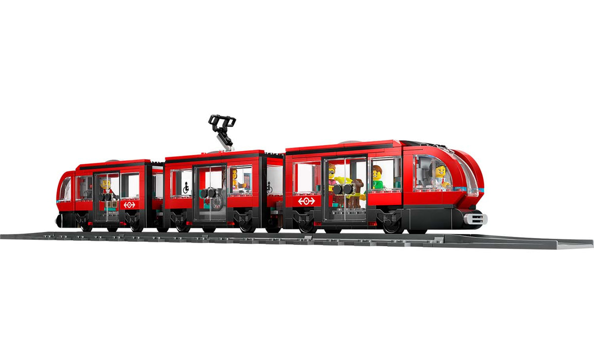 LEGO City Downtown Streetcar and Station 60423