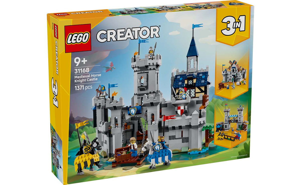 LEGO Creator 3-in-1 Medieval Horse Knight Castle 31168