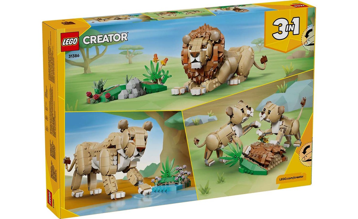 LEGO Creator 3-in-1 Wild Animals: Majestic Lion 31386