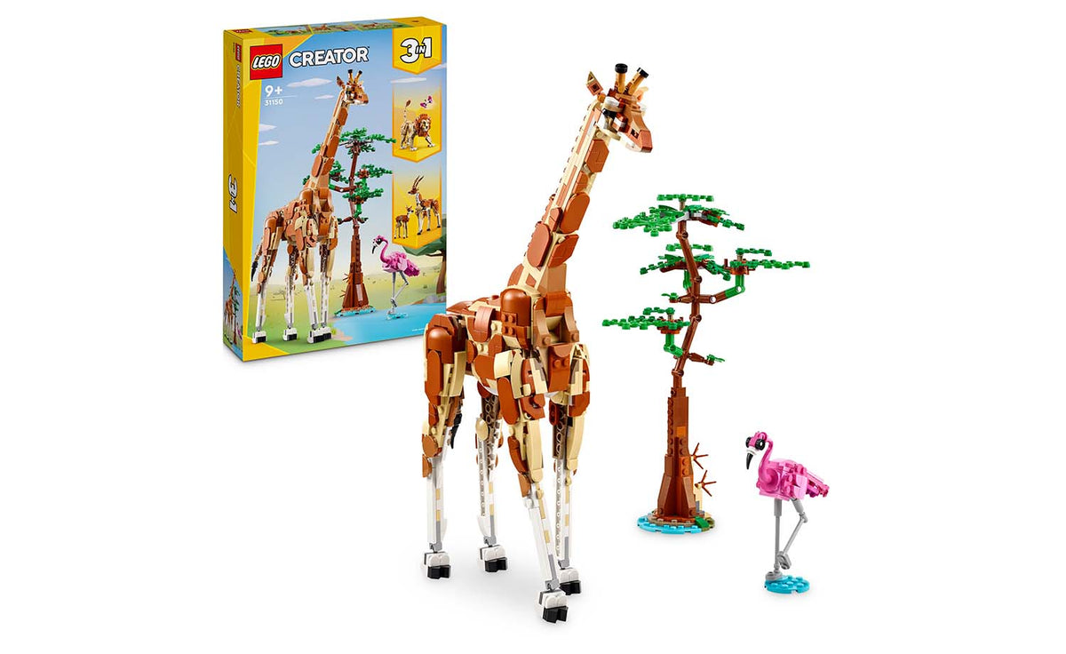 LEGO Creator 3-in-1 Wild Safari Animals 31150