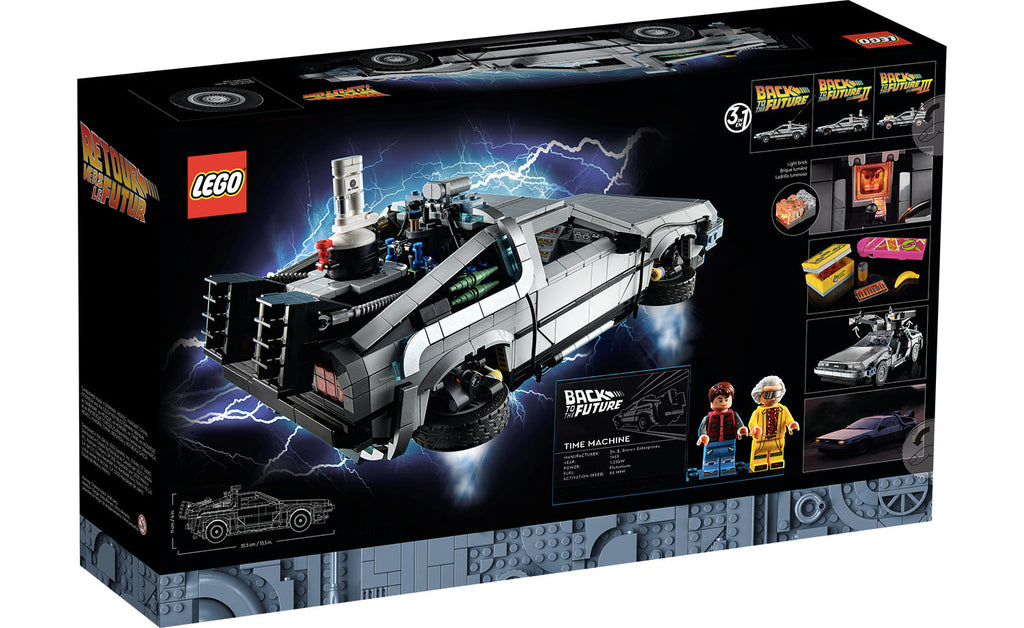 LEGO ICONS Back to the Future Time Machine 10300