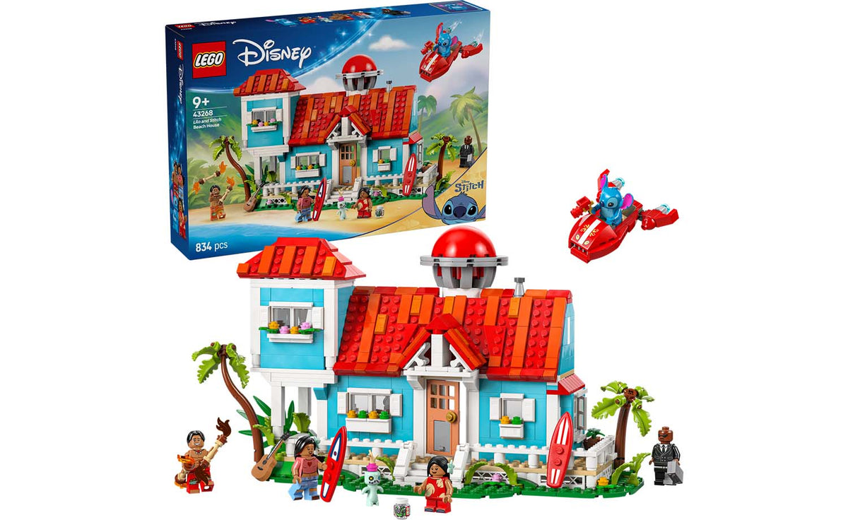 LEGO Disney Lilo and Stitch Beach House 43268