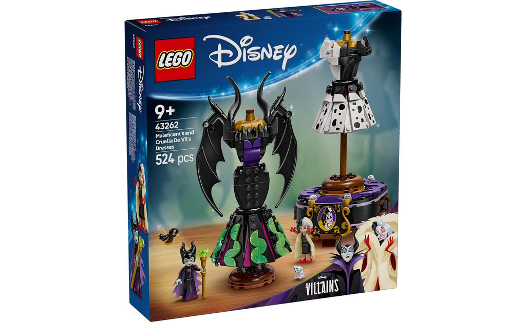 LEGO Disney Maleficent's and Cruella De Vil's Dresses 43262