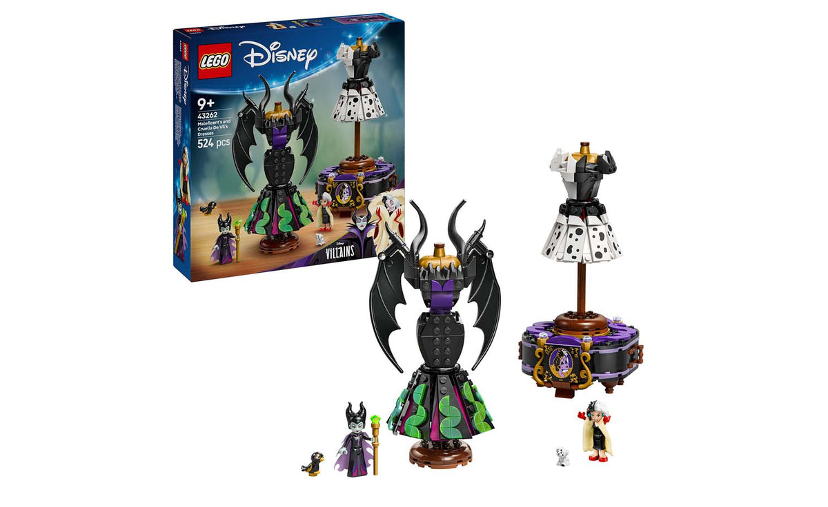LEGO Disney Maleficent's and Cruella De Vil's Dresses 43262
