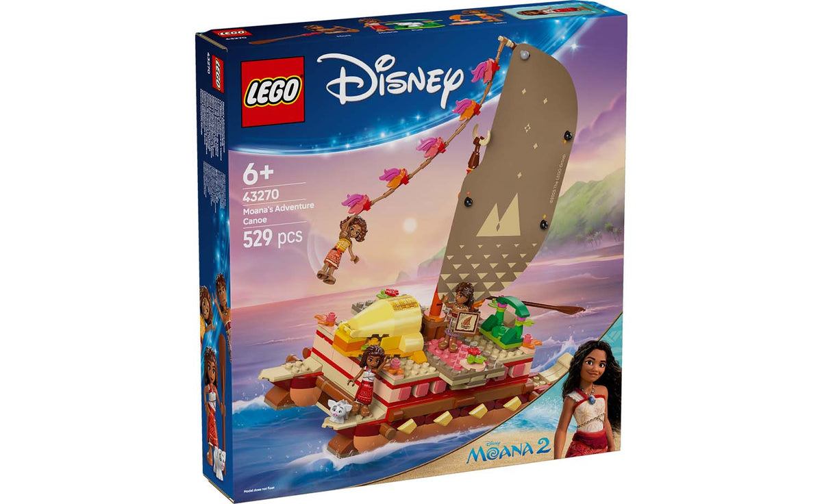 LEGO Disney Moana's Adventure Canoe 43270
