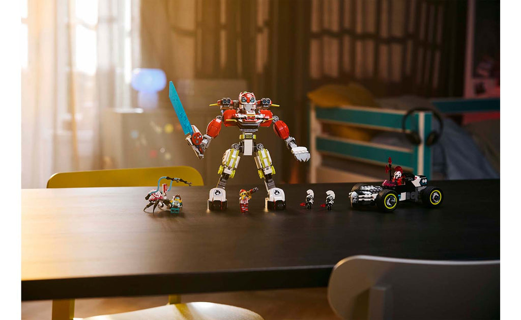 LEGO DREAMZzz Cooper's Tiger Mech & Zero's Hot Rod Car 71497