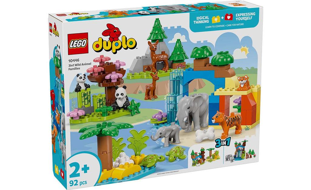 LEGO DUPLO 3-in-1 Wild Animal Families 10446