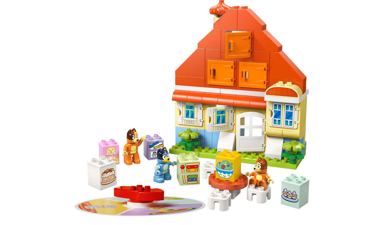 LEGO DUPLO Bluey's Family House with Memory Game 10459
