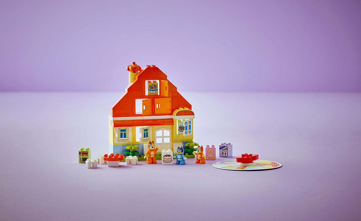 LEGO DUPLO Bluey's Family House with Memory Game 10459
