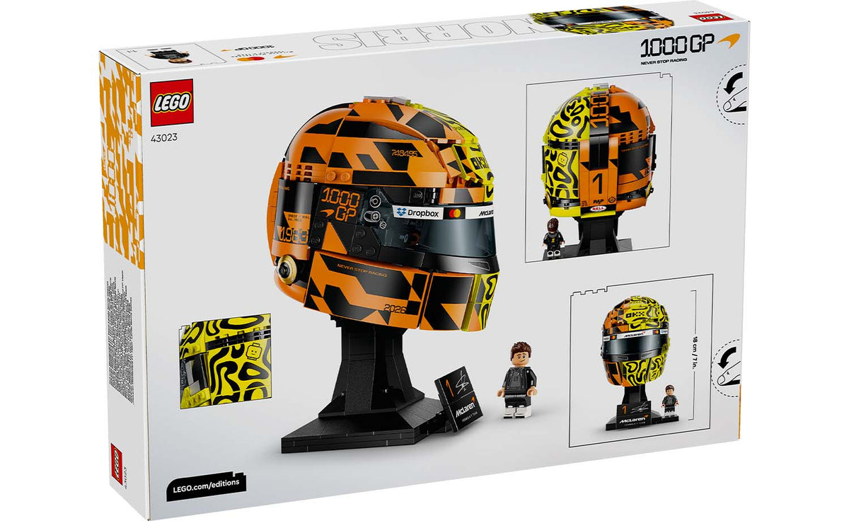 LEGO Editions McLaren Mastercard F1 Team Lando Norris Helmet 43023