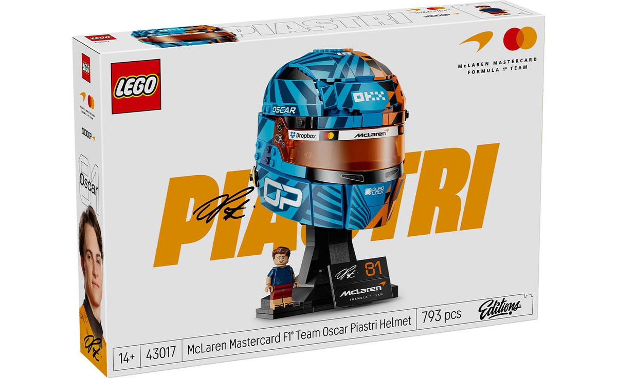 LEGO Editions McLaren Mastercard F1 Team Oscar Piastri Helmet 43017