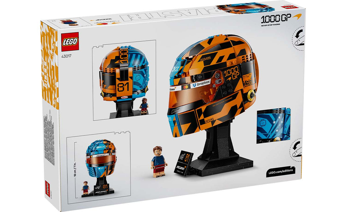 LEGO Editions McLaren Mastercard F1 Team Oscar Piastri Helmet 43017