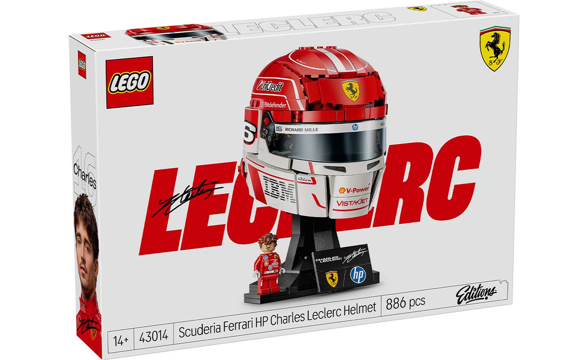LEGO Editions Scuderia Ferrari HP Charles Leclerc Helmet 43014