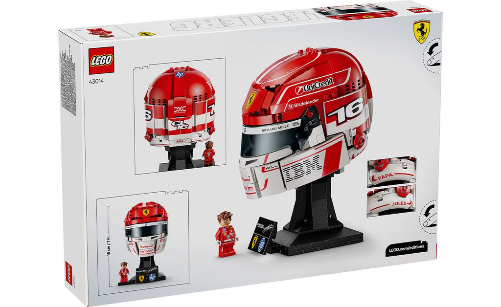 LEGO Editions Scuderia Ferrari HP Charles Leclerc Helmet 43014