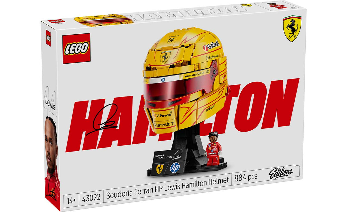 LEGO Editions Scuderia Ferrari HP Lewis Hamilton Helmet 43022