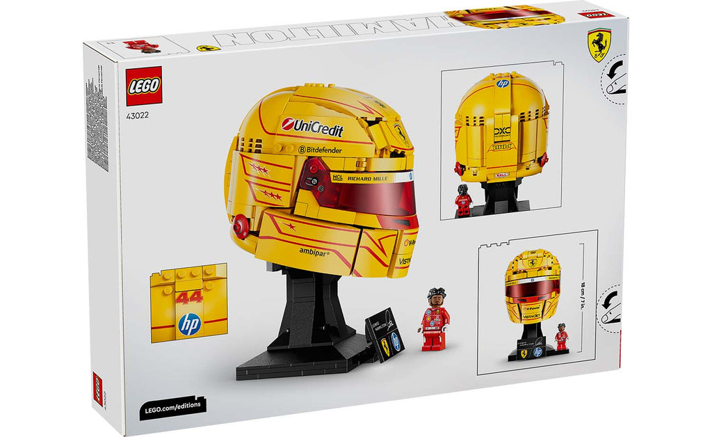 LEGO Editions Scuderia Ferrari HP Lewis Hamilton Helmet 43022
