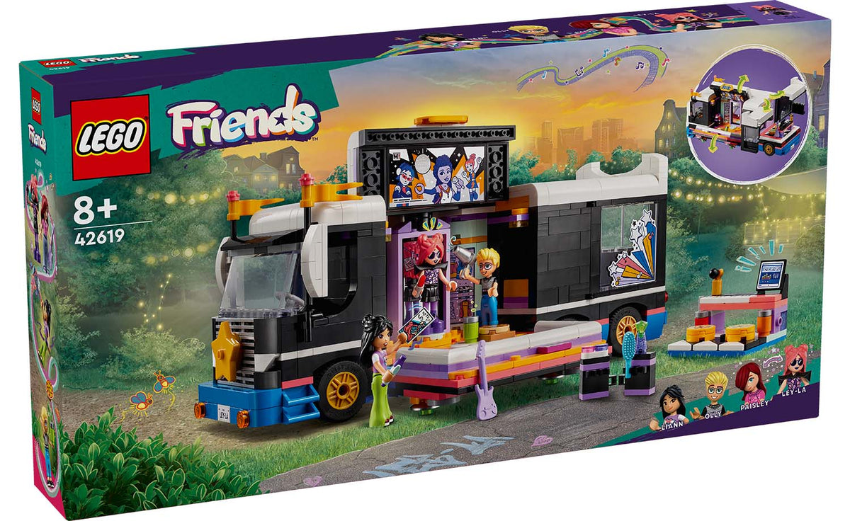 LEGO Friends Pop Star Music Tour Bus 42619