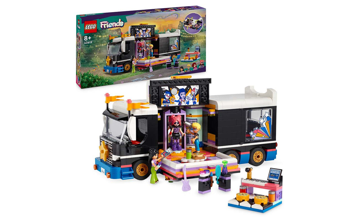 LEGO Friends Pop Star Music Tour Bus 42619