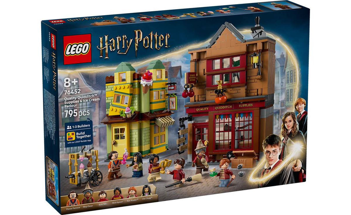LEGO Harry Potter Quality Quidditch Supplies & Ice Cream Parlour 76452