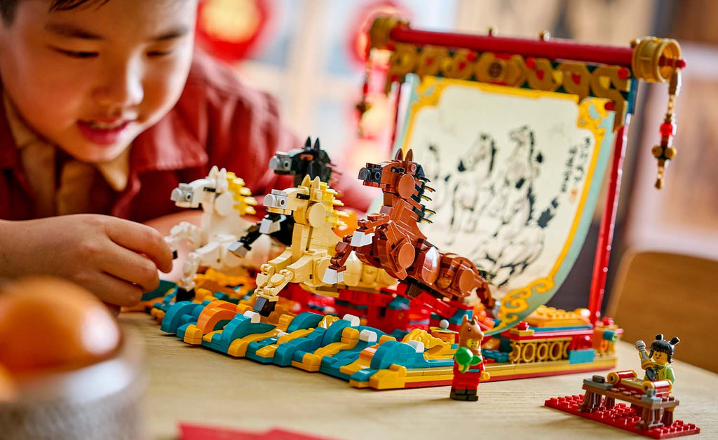 LEGO Iconic Galloping Horses Canvas 80119