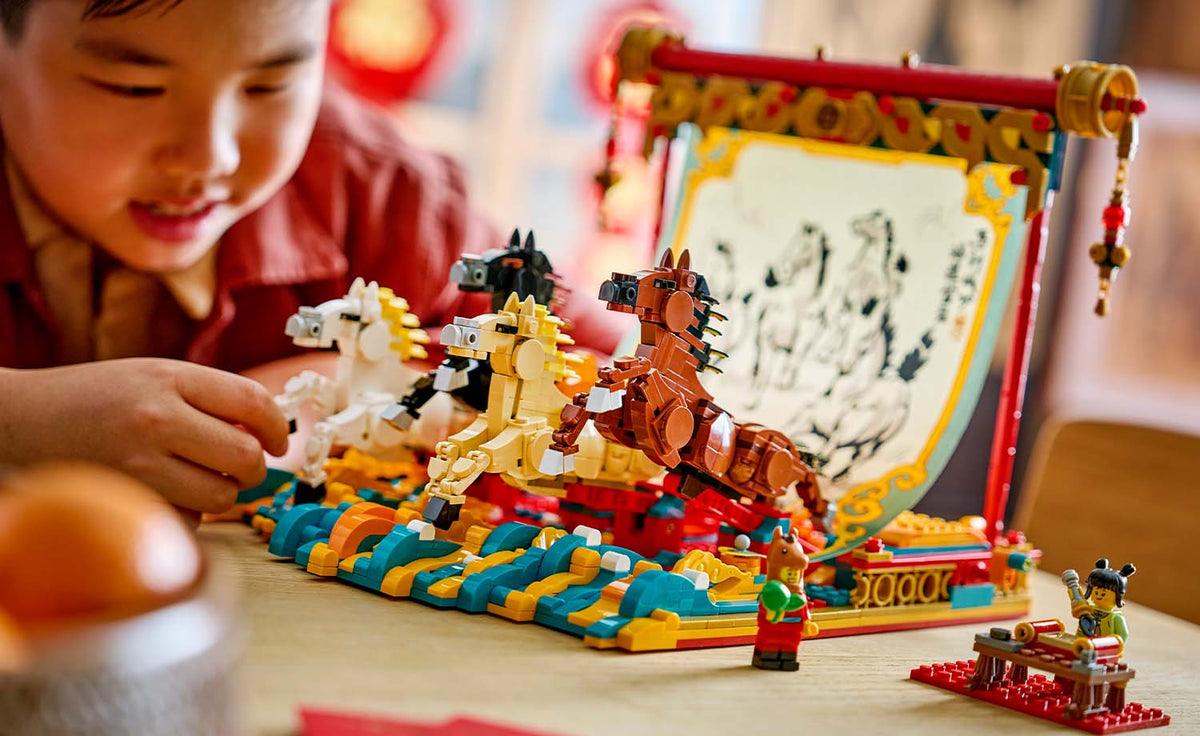 LEGO Iconic Galloping Horses Canvas 80119