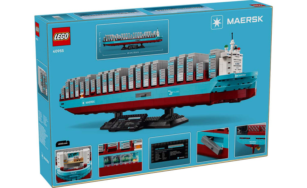 LEGO Iconic Maersk Dual-Fuel Container Vessel 40955