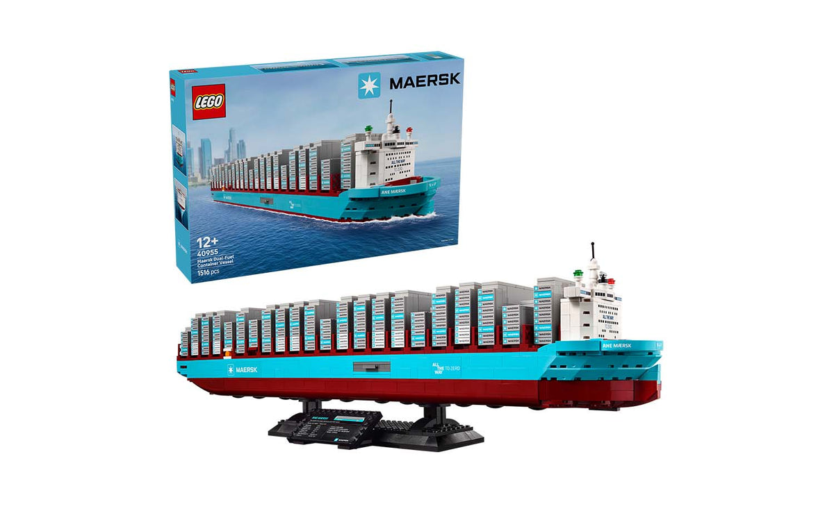 LEGO Iconic Maersk Dual-Fuel Container Vessel 40955